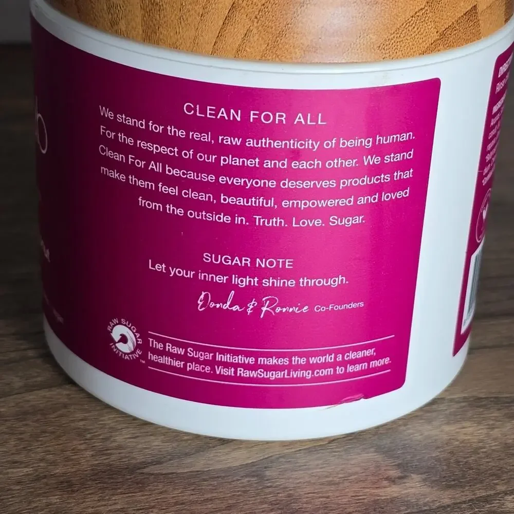 RAW SUGAR Sugar Scrub Pineapple Maqui Berry Coconut 15 oz
